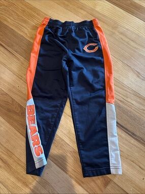 NFL Navy, Orange & Gray Kids Bears Joggers